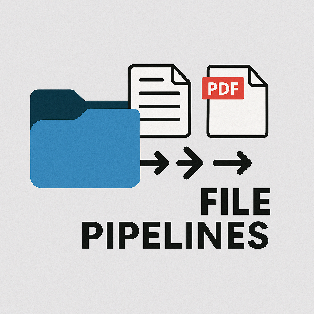 Automated file pipelines